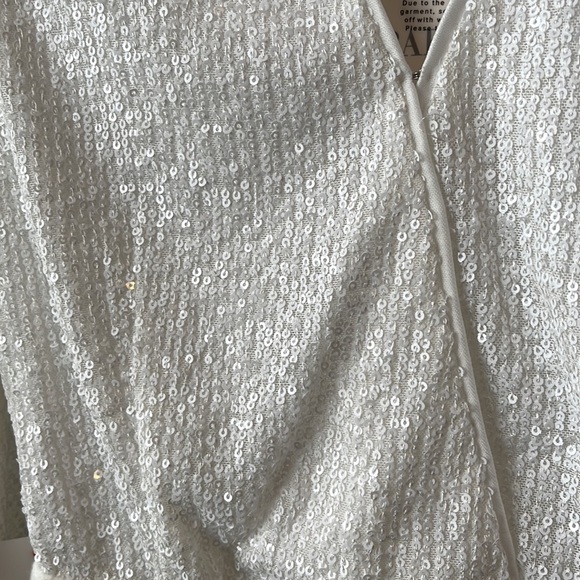 NWT BARDOT MINI SEQUINED BODYSUIT - Picture 3 of 8